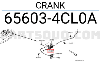 Nissan 656034CL0A CRANK