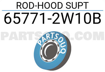 Nissan 657712W10B ROD-HOOD SUPT
