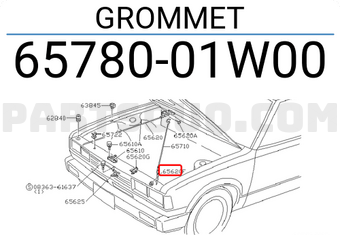 Nissan 6578001W00 GROMMET