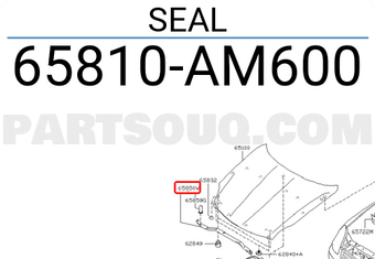 Nissan 65810AM600 SEAL