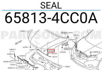 Nissan 658134CC0A SEAL