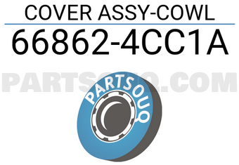 Nissan 668624CC1A COVER ASSY-COWL