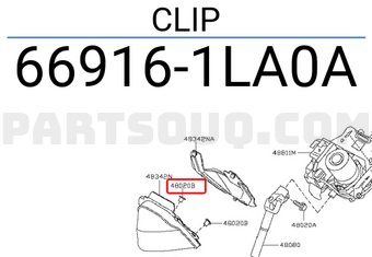 Nissan 669161LA0A CLIP