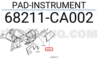 Nissan 68211CA002 PAD-INSTRUMENT