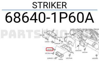 Nissan 686401P60A STRIKER
