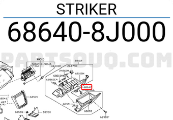 Nissan 686408J000 STRIKER