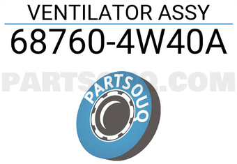 Nissan 687604W40A VENTILATOR ASSY