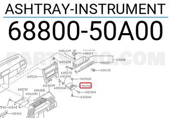 Nissan 6880050A00 ASHTRAY-INSTRUMENT