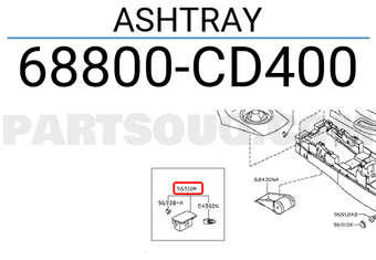 Nissan 68800CD400 ASHTRAY