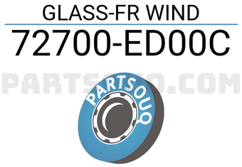 Nissan 72700ED00C GLASS-FR WIND