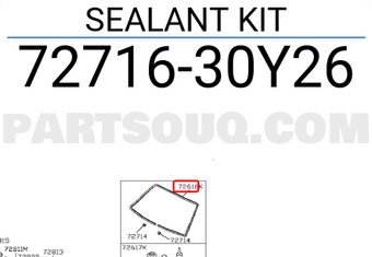 Nissan 7271630Y26 SEALANT KIT