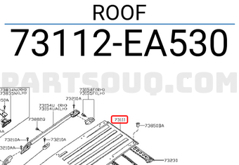 Nissan 73112EA530 ROOF
