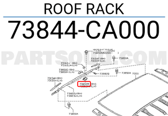 Nissan 73844CA000 ROOF RACK