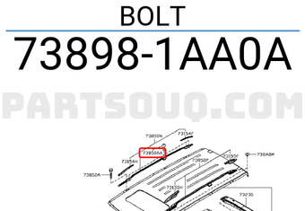 Nissan 738981AA0A BOLT