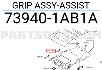 Nissan 739401AB1A GRIP ASSY-ASSIST