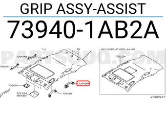 Nissan 739401AB2A GRIP ASSY-ASSIST