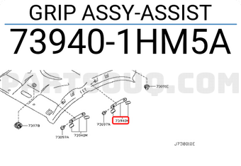Nissan 739401HM5A GRIP ASSY-ASSIST