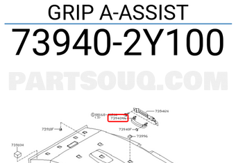 Nissan 739402Y100 GRIP A-ASSIST