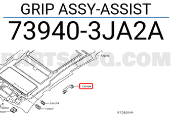 Nissan 739403JA2A GRIP ASSY-ASSIST