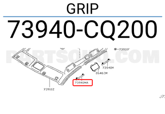 Nissan 73940CQ200 GRIP