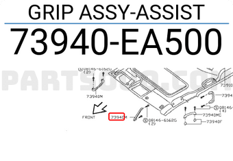 Nissan 73940EA500 GRIP ASSY-ASSIST