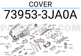 Nissan 739533JA0A COVER