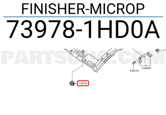 Nissan 739781HD0A FINISHER-MICROP