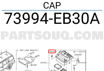 Nissan 73994EB30A CAP