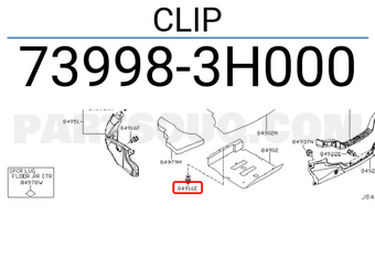 Nissan 739983H000 CLIP