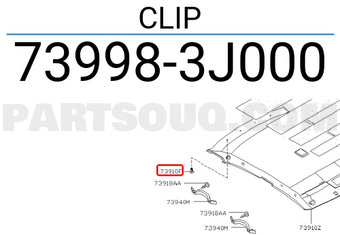 Nissan 739983J000 CLIP