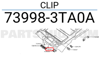 Nissan 739983TA0A CLIP