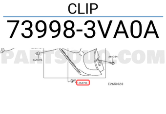 Nissan 739983VA0A CLIP