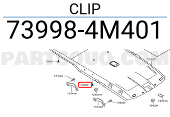 Nissan 739984M401 CLIP
