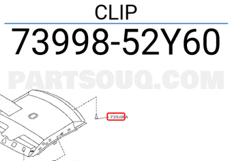 Nissan 7399852Y60 CLIP