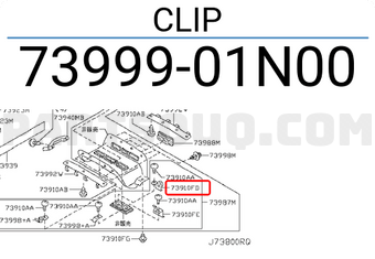 Nissan 7399901N00 CLIP