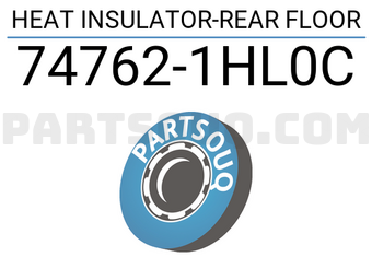 Nissan 747621HL0C HEAT INSULATOR-REAR FLOOR