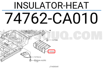 Nissan 74762CA010 INSULATOR-HEAT