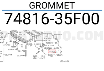 Nissan 7481635F00 GROMMET