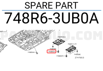 Nissan 748R63UB0A SPARE PART