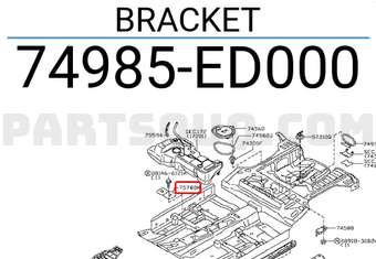 Nissan 74985ED000 BRACKET