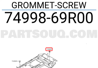 Nissan 7499869R00 GROMMET-SCREW