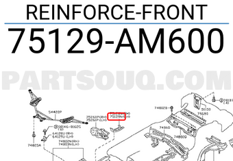 Nissan 75129AM600 REINFORCE-FRONT