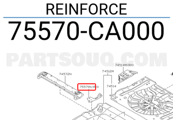 Nissan 75570CA000 REINFORCE