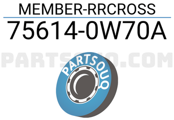 Nissan 756140W70A MEMBER-RRCROSS