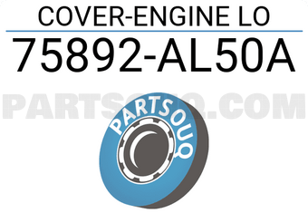 Nissan 75892AL50A COVER-ENGINE LO