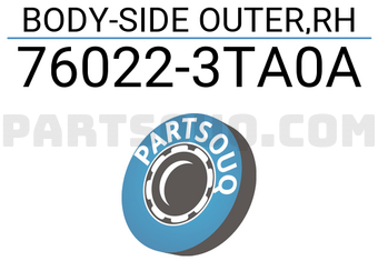 Nissan 760223TA0A BODY-SIDE OUTER,RH