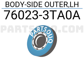 Nissan 760233TA0A BODY-SIDE OUTER,LH