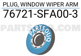 Nissan 76721SFA003 PLUG, WINDOW WIPER ARM