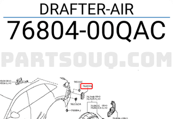 Nissan 7680400QAC DRAFTER-AIR