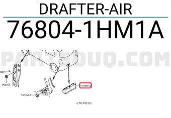Nissan 768041HM1A DRAFTER-AIR